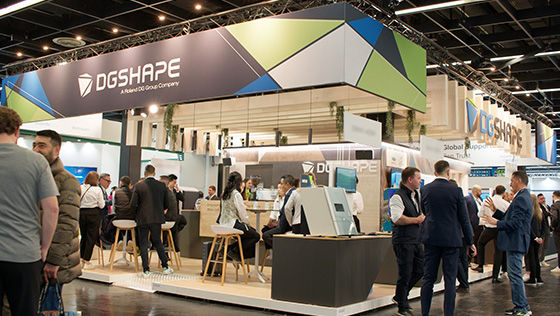 The DGSHAPE booth