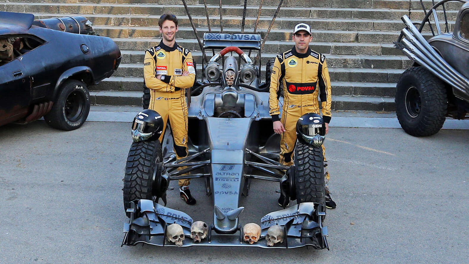 ロータスF1チーム「マッドマックス」仕様のF1マシン