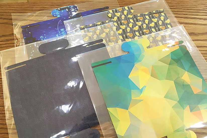 Carry case stickers printed with UV printer