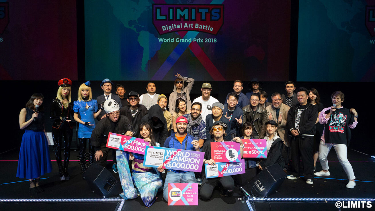 All the competing artists.