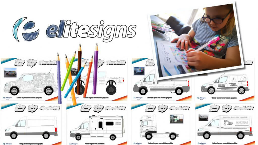 Elite Signsが公開した救急車の塗り絵データ