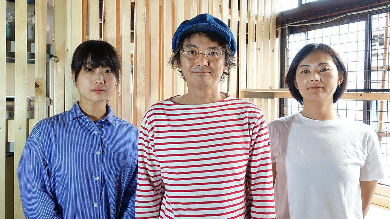 左から髙橋匡太事務所の村上美都さん、髙橋匡太さん、川口怜子さん