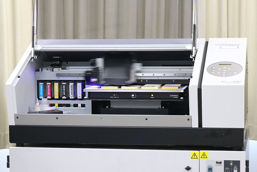 Designs printed out in real-time at the office.