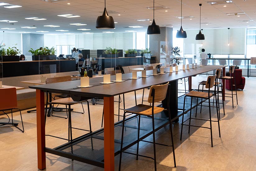 The Tokyo sales office area has also been refurbished.