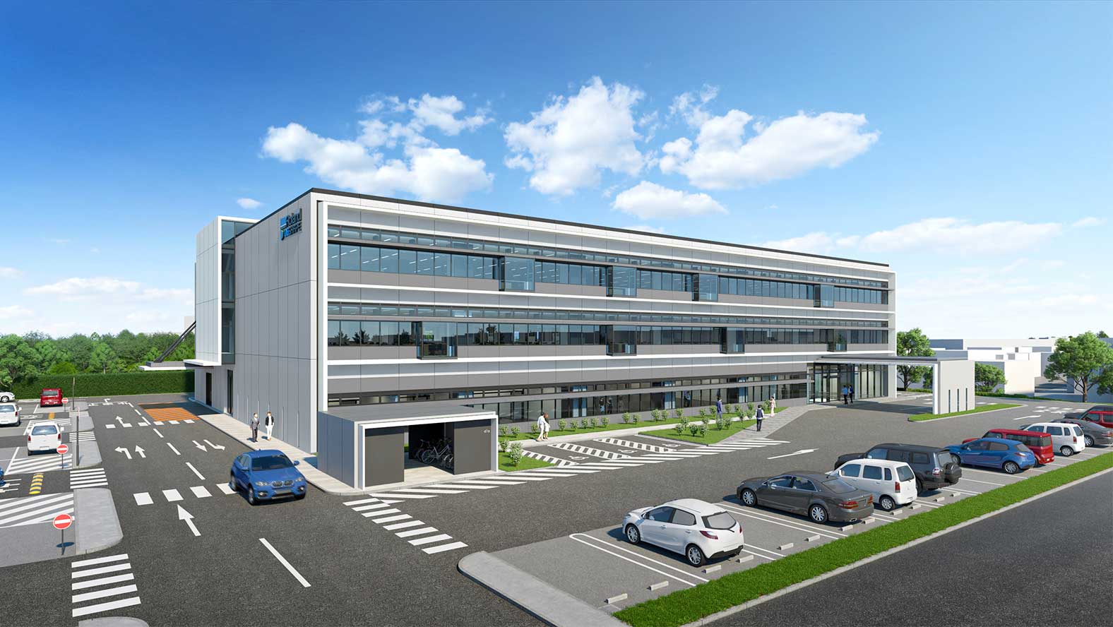 新社屋の完成イメージ