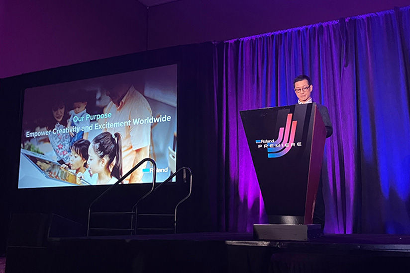 Presentation by President Tanabe.