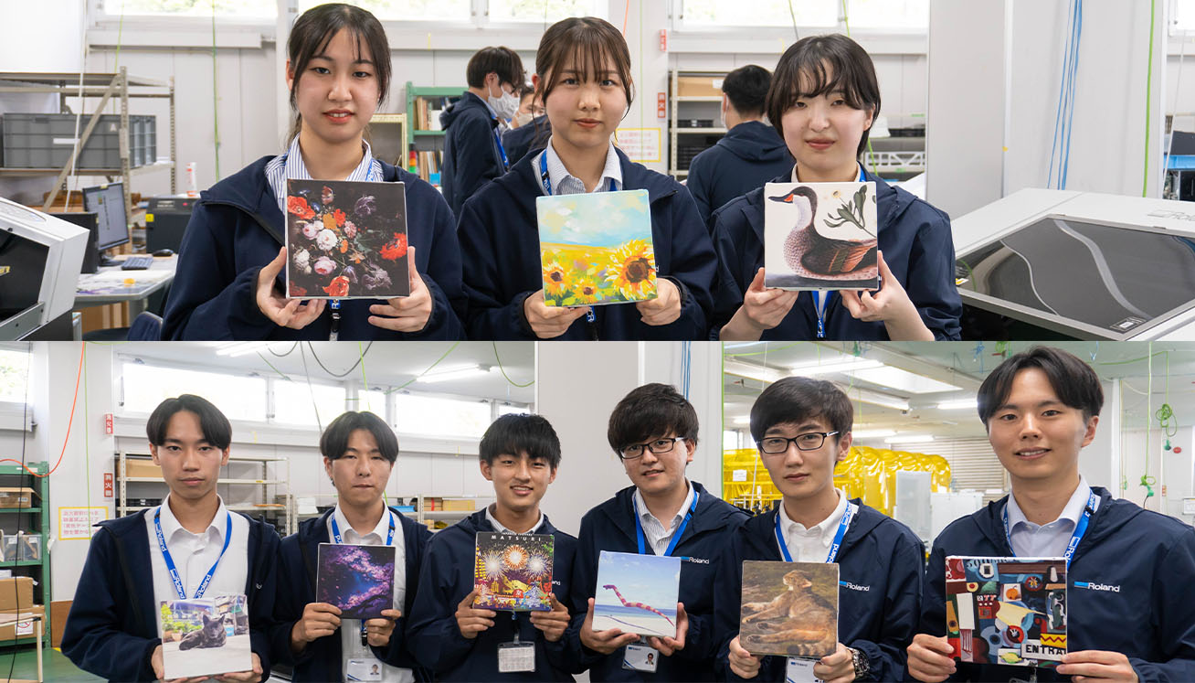 お気に入りの写真やイラストをプリントしたキャンバスが完成
