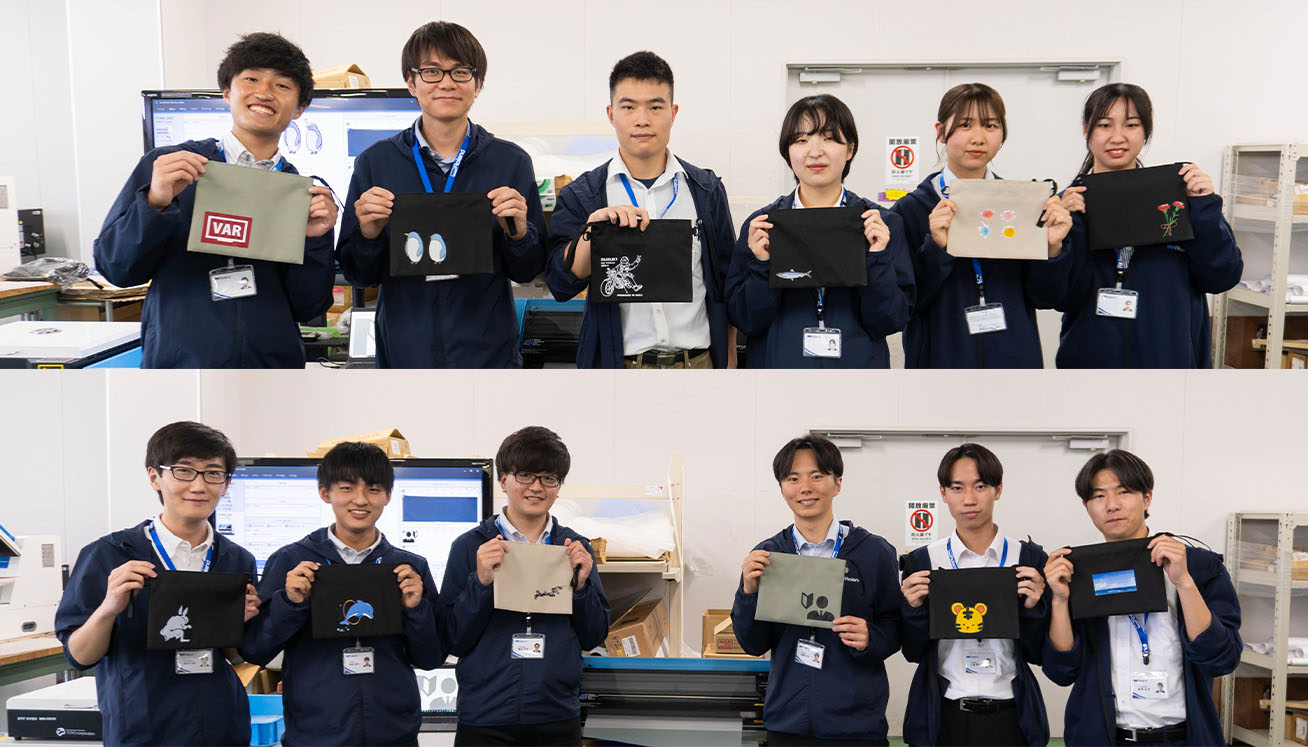 個性豊かなサコッシュが完成
