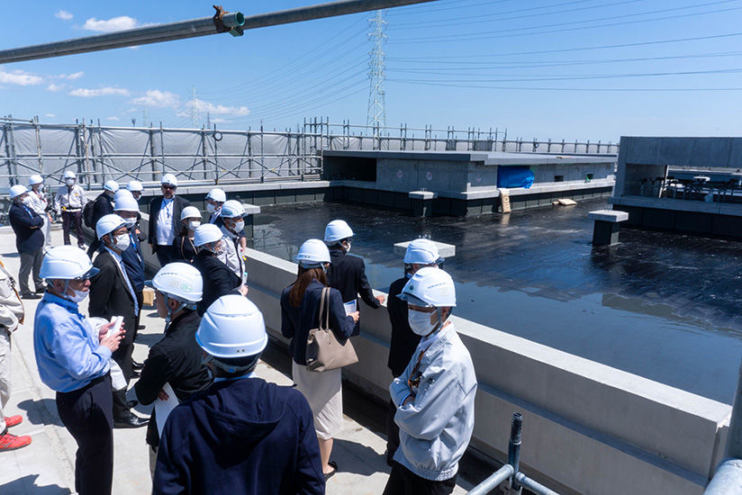 A special tour of the rooftop