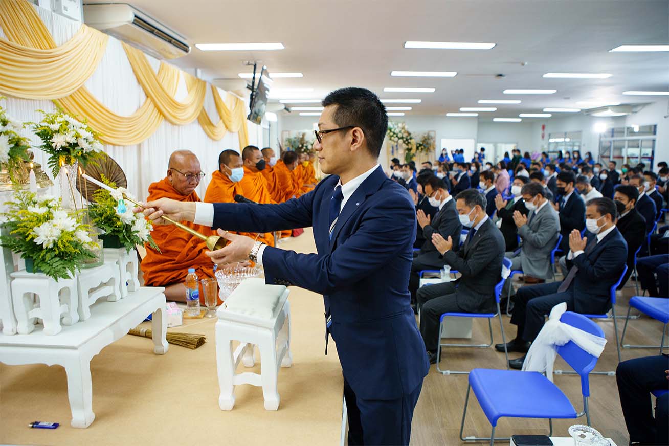 タイ工場での記念式典