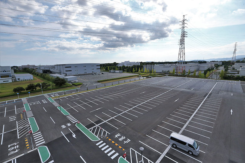  Employee parking lot