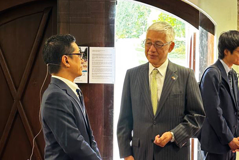 Ambassador Ozaki from the Embassy of Japan in Lithuania