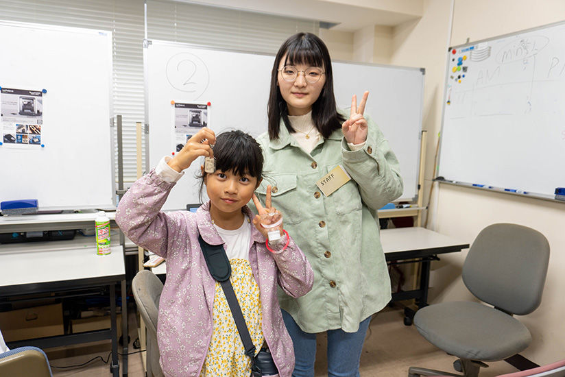 完成したオリジナルキーホルダー