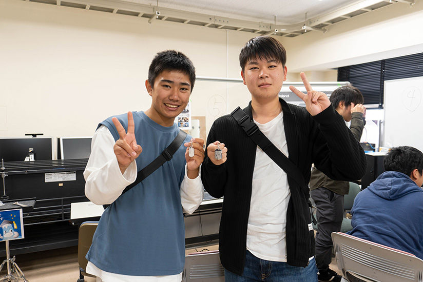 友達同士でワークショップに参加