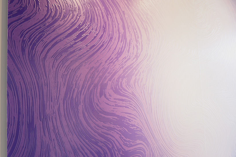 Gradient embossed texture