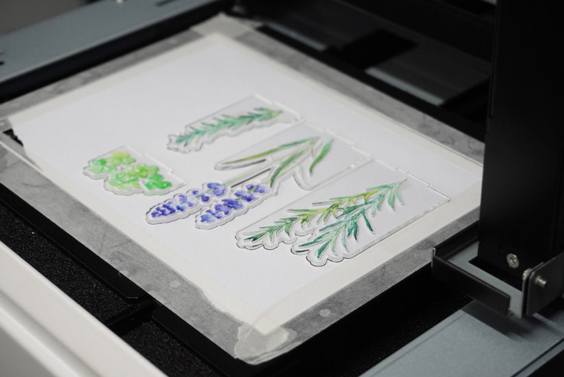 Printing design data on-site