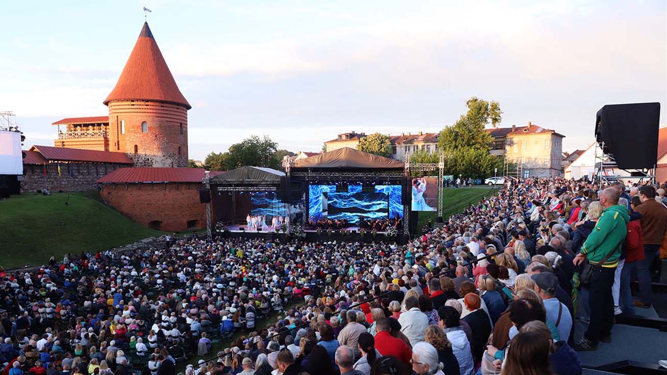 International Festival Operetta at Kaunas Castle in Lithuania