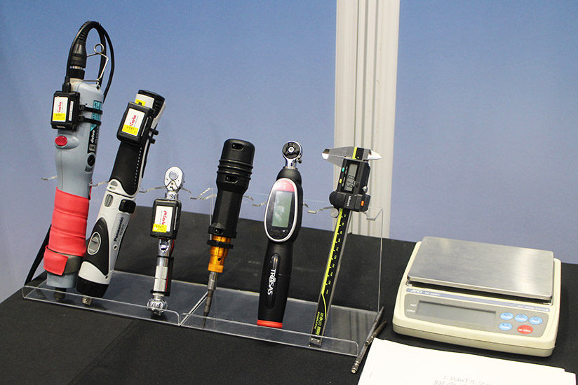 Tools such as drivers and scales