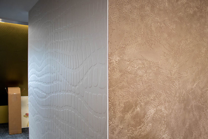 Embossed wallpaper