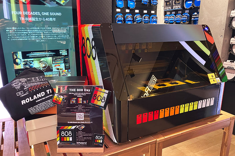 Roland DG Collaborates on Roland TR-808 Event with Creative