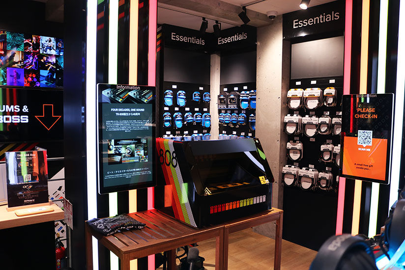 Inside the store with the BD-8