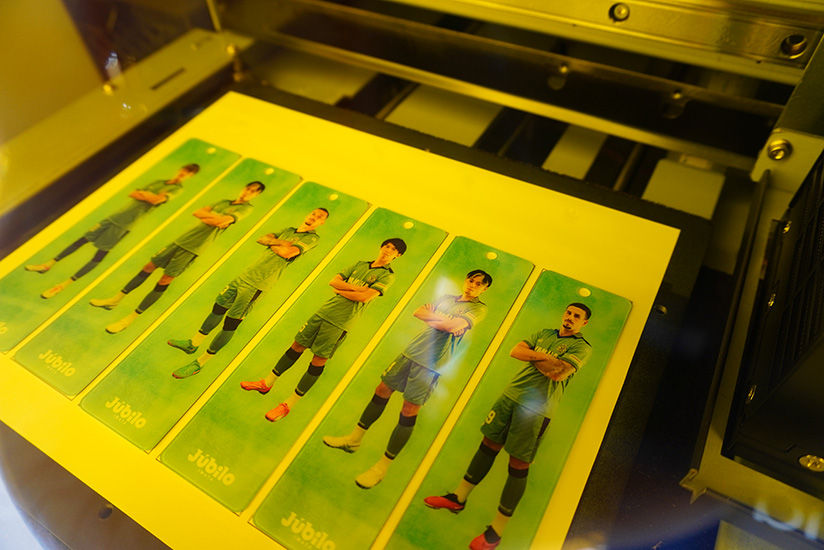 Starting the name printing with the BD-8