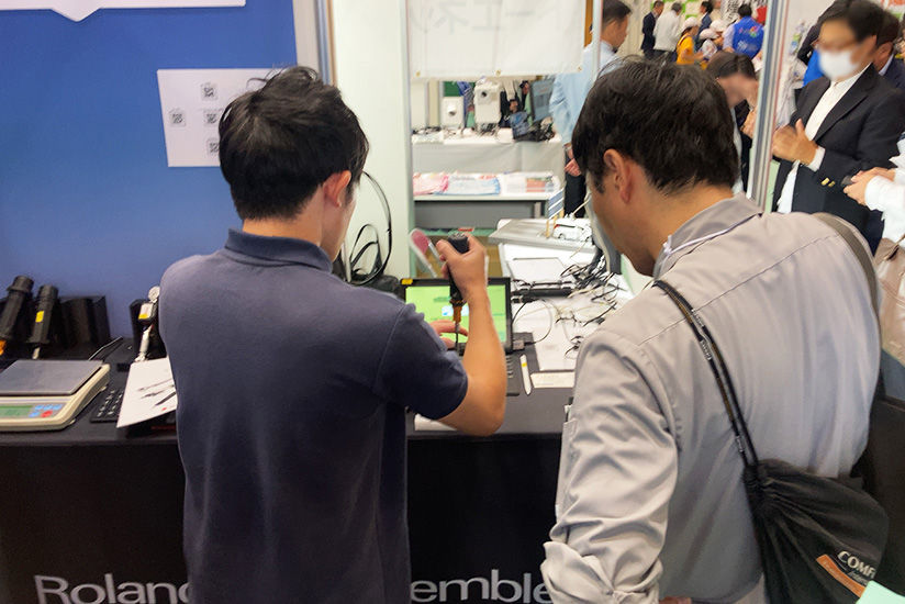 工具を使って実演