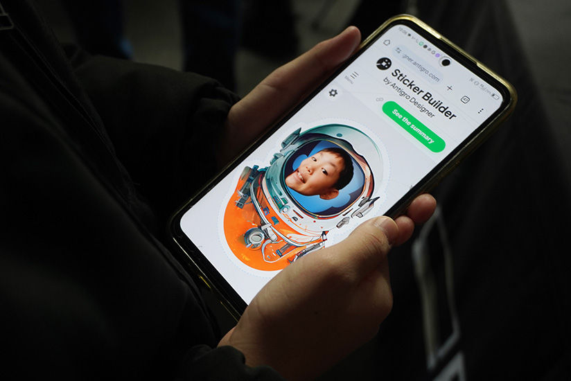 Using the web app