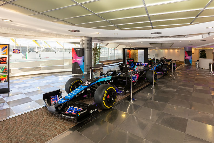 BWT Alpine Formula One Team F1 racing car