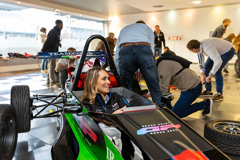 Experiencing an F1 racing car