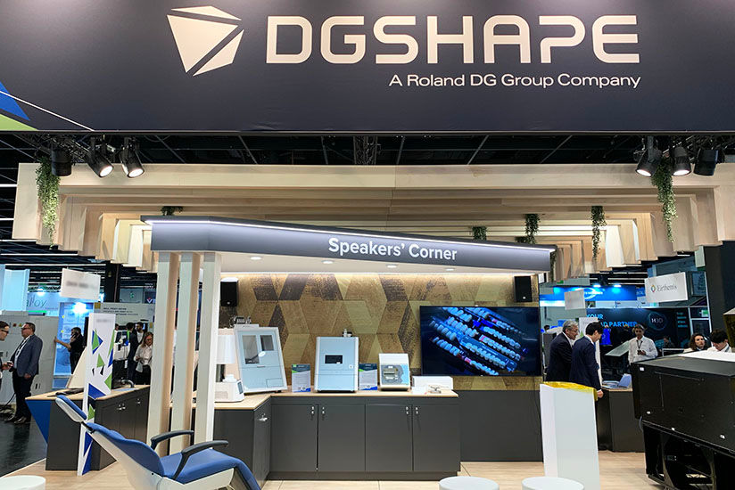 The DGSHAPE booth