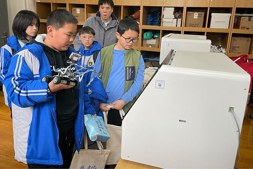 BD-8での印刷を見学