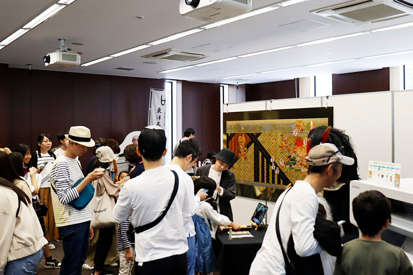 Our booth was crowded with many visitors