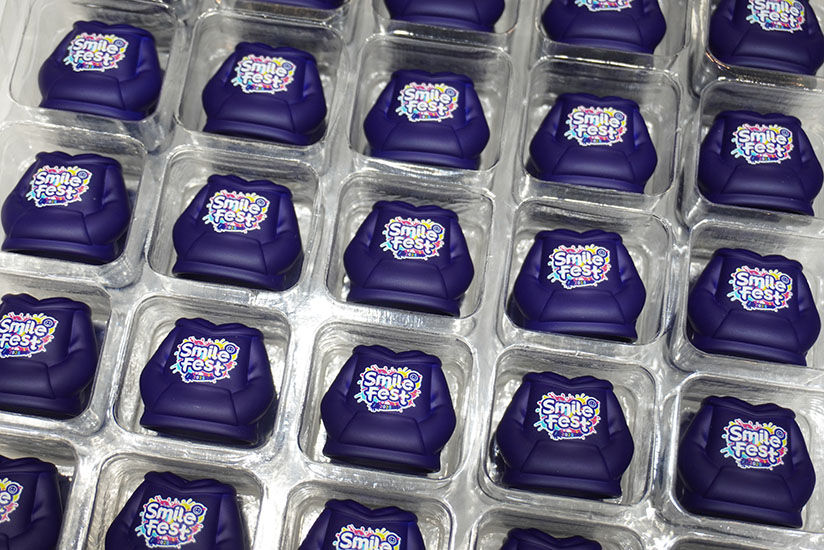 ロゴの印刷が完了