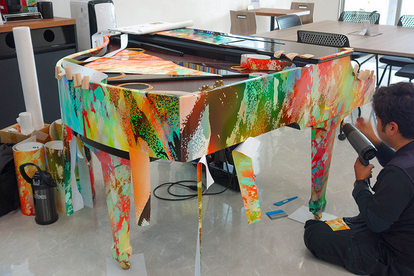 職人のラッピング技術