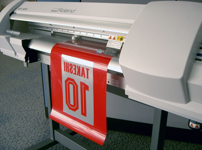 1. 熱接着シートをカッティング