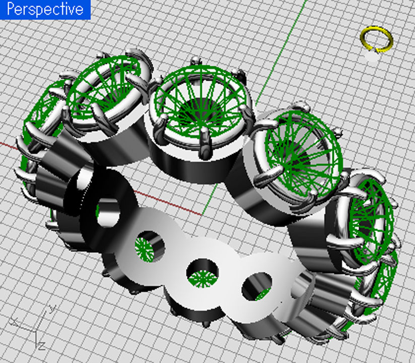 ワイヤーフレーム （PCへの負担：軽）