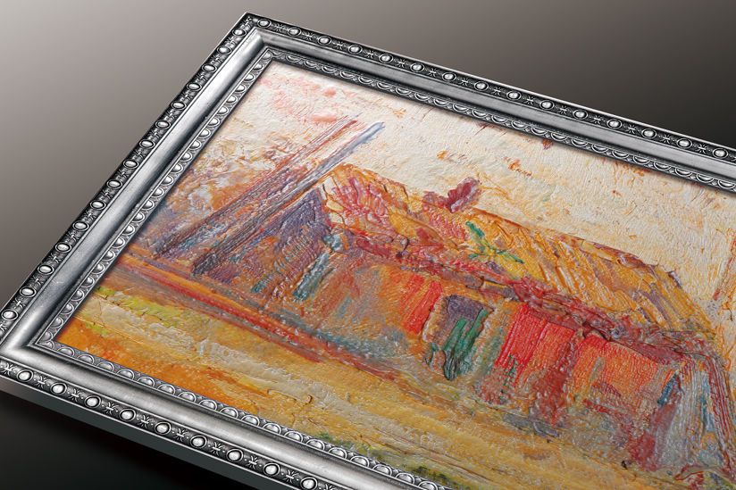 Fine art reproduction featuring custom textures and effects