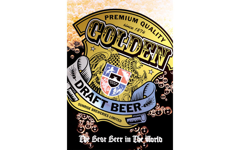 金や銀などのメタリックカラーを使用した付加価値の高いポスター