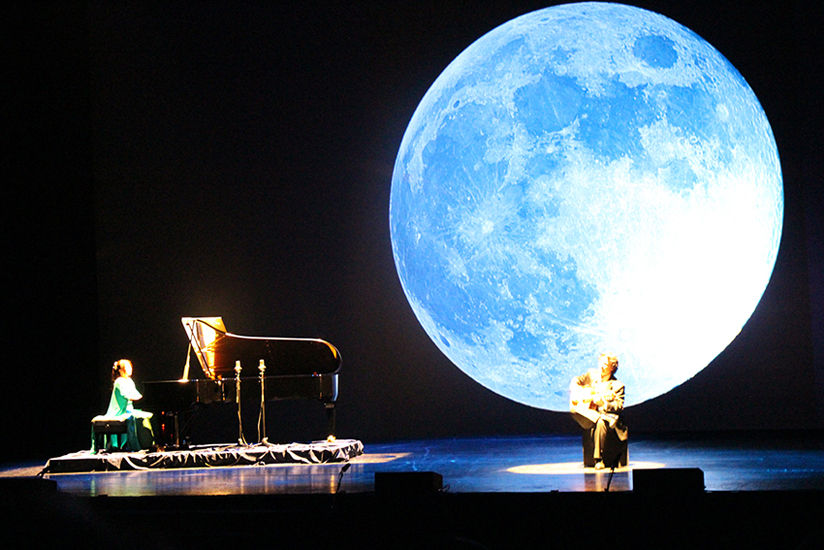 A scene from the finale concert