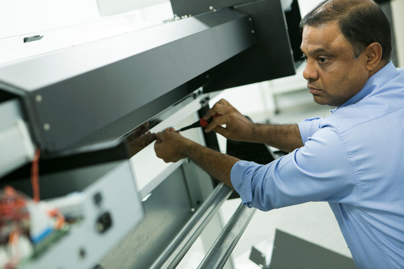 Printer troubleshooting consisted of restoring broken printers to their normal, operational state.