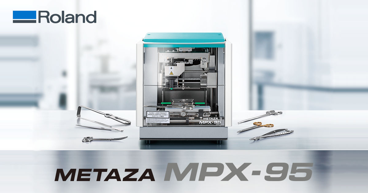 Roland DG Introduces METAZA MPX-95 Direct Part Marking Device and
