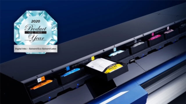 PRINTING United Alliance 2020 プロダクト・オブ・ザ・イヤーを受賞したTR2インク
