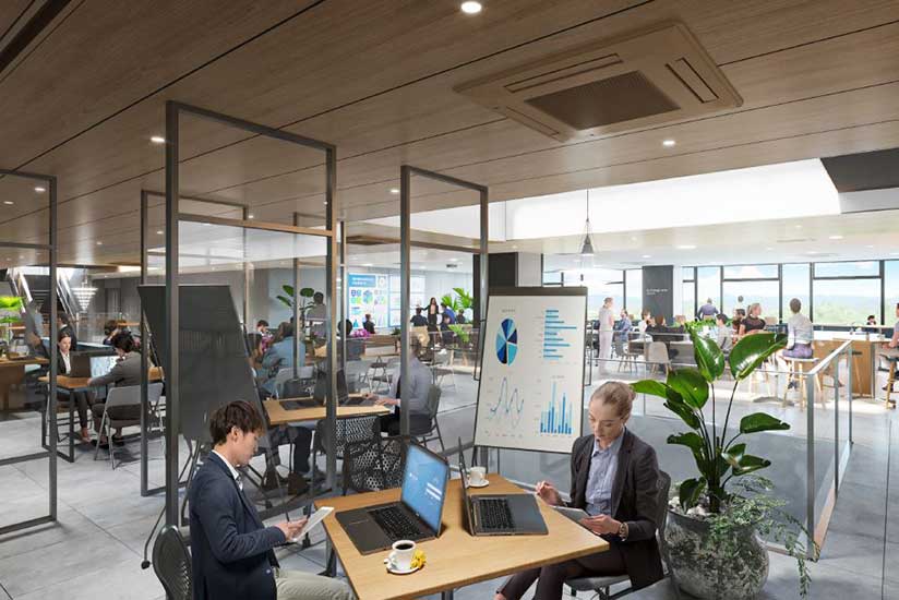 Expected completion image of headquarters