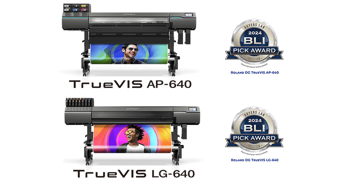 New Roland DG TrueVIS Resin and UV Printers Earn BLI 2024 Pick