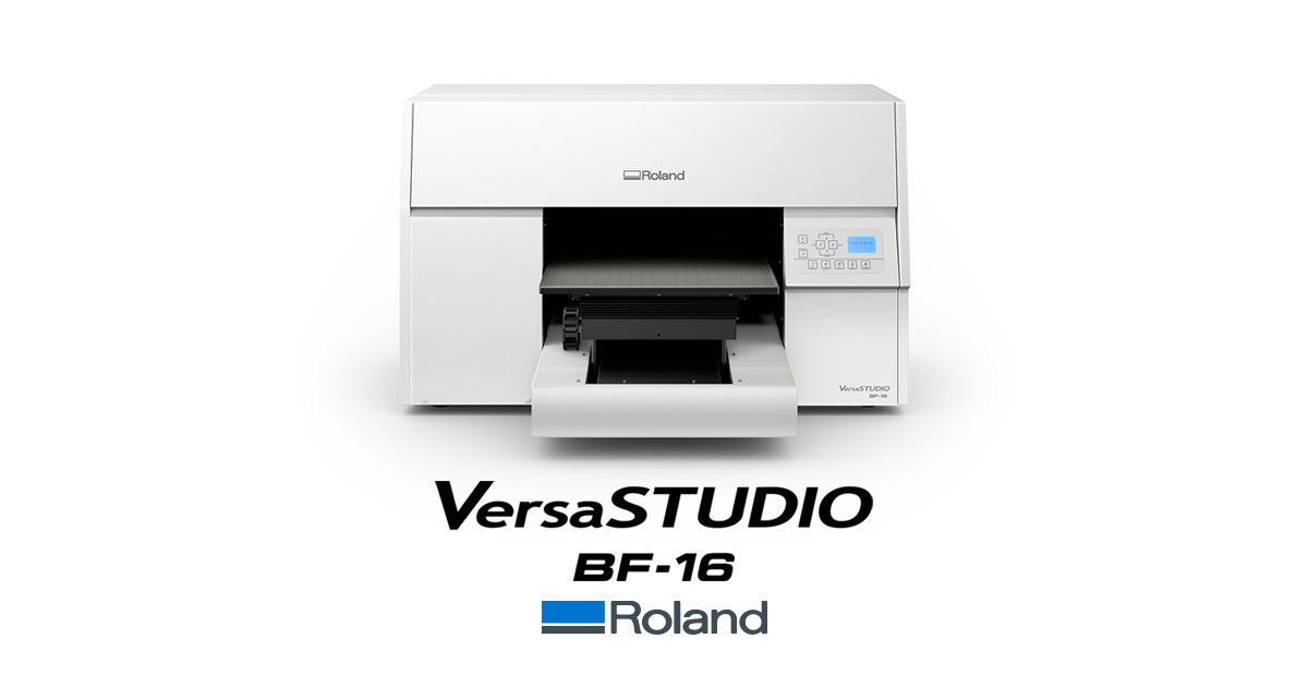 リセ バージョンウィルプラス 1.0 ブースター BOX 3box Roland DG Launches VersaSTUDIO BF-16 UV Flatbed Printer Focused on
