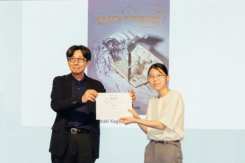 『Detour Osaka』での表彰式の模様