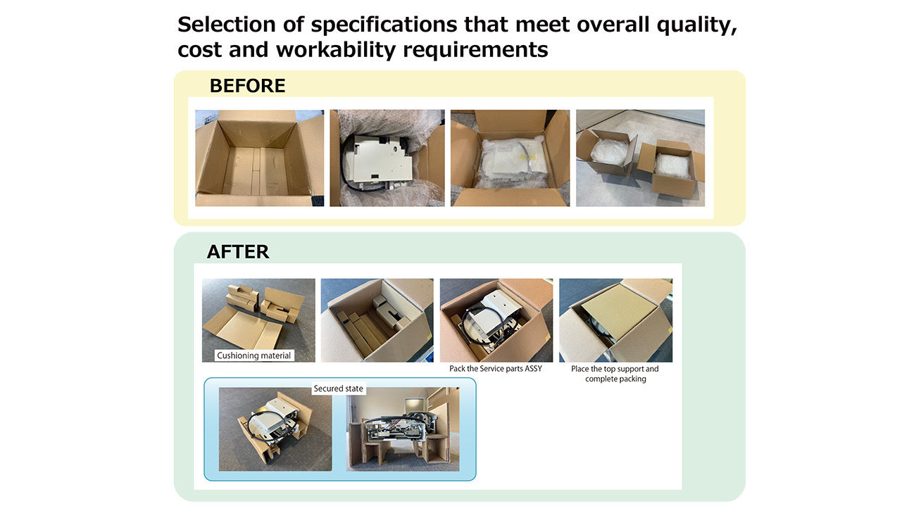 Logistics cost-reduction specs