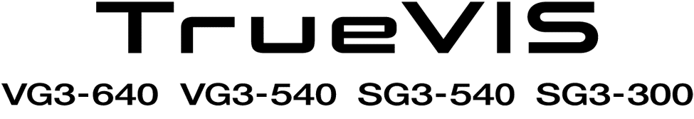 TrueVIS VG3/SG3 series