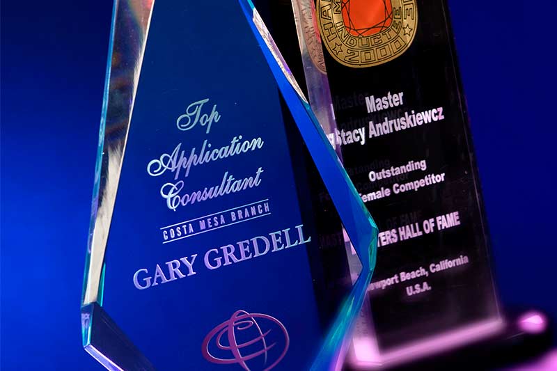 Awards engraved